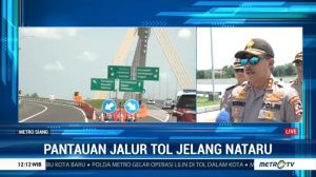 Korlantas Polri Tinjau Langsung Kesiapan Tol Tr...