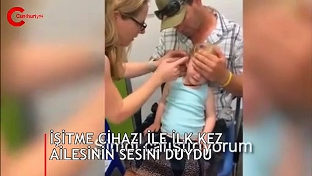 Korku, şaşkınlık ve sevinç: İlk kez duyan küçük kız tüm dünyayı duygulandırdı...