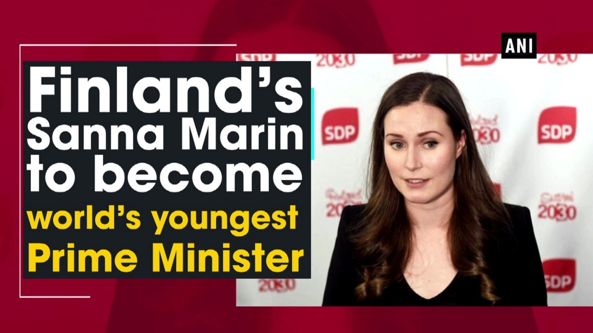 Finland's Sanna Marin to become world's youngest Prime Minister - video Dailymotion