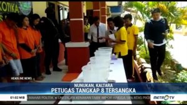 Polres Nunukan Musnahkan 20 Kg Sabu