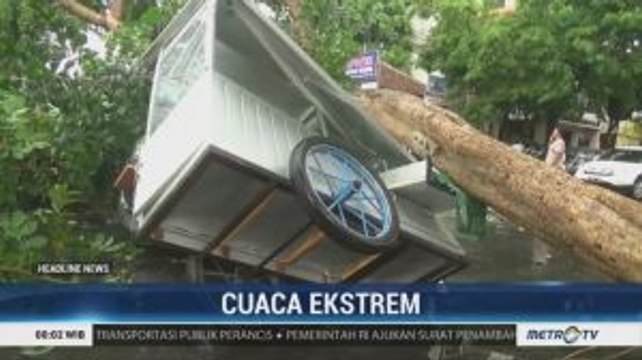 Angin Kencang dan Hujan Landa Dua Kecamatan di Kediri