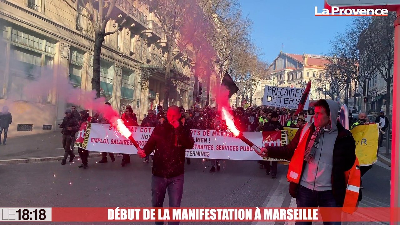 Grève à Marseille :  "le seul choix, c’est le retrait de la réforme des retraites"