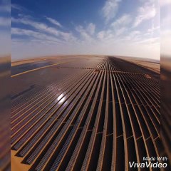 شاهد.. أكبر تجمع لمحطات الطاقة الشمسية بالعالم فى أسوان