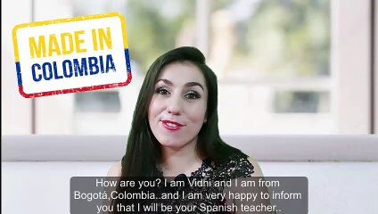 Learn Spanish with a Native teacher form Colombia in India