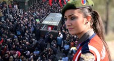 Bomba imha uzmanı Şehit Esma Çevik'in naaşı babaevine getirildi