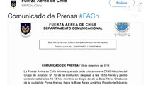 Avião militar chileno desaparece com 38 a bordo