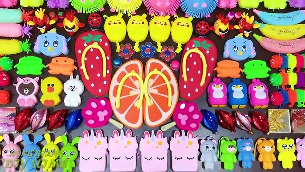 Mixing Random Things into GLOSSY Slime | Slime Smoothie | Satisfying Slime s #662