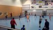 Handball | N2M 2019/2020 :  Nicolas Balmy (Metz) sort un penalty important devant Plobsheim