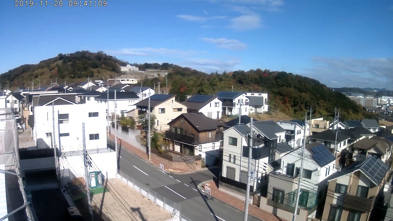 【Japanese landscape 5 】An action camera was attached to the crane truck to shoot the scenery at a high place.　Paysage japonais　Japanische Landschaft　Paesaggio giapponese　Paisaje japones　Japans landschap　Японский пейзаж　日本風景