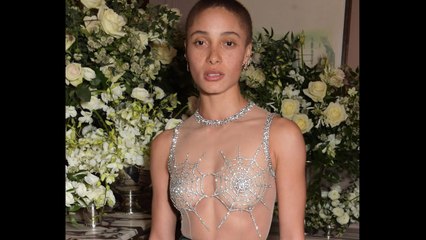 Adwoa Aboah rocks cobweb chic at swanky Bafta Breakthrough dinner and we’re obsessed