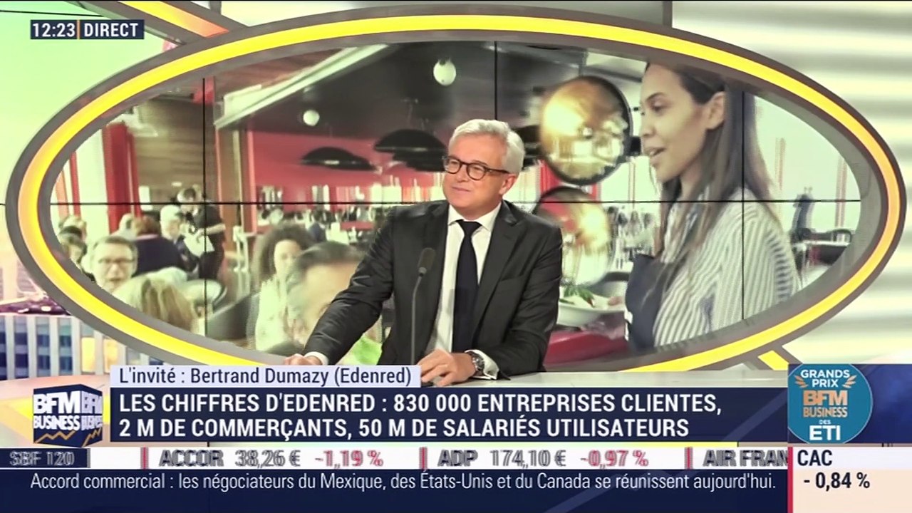 Bertrand Dumazy (Edenred) : Edenred est le leader mondial des solutions de paiements professionnels  - 10/12