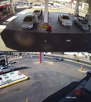 Une cuve de stockage d’essence explose sous terre dans une station service