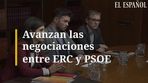 Avanzan las negociaciones entre ERC y PSOE