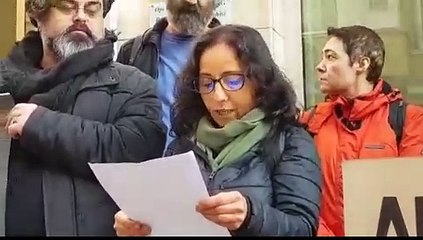 Greenpeace önünde eylem: Adalet istiyorum!