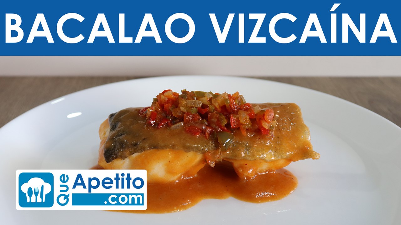 Receta de bacalao a la vizcaína fácil y casera | QueApetito