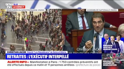 Pour Christian Jacob (LR), la concertation sur les retraites est  "un fiasco total"