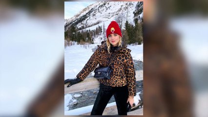 Chiara Ferragni disfruta de la nieve de Suiza