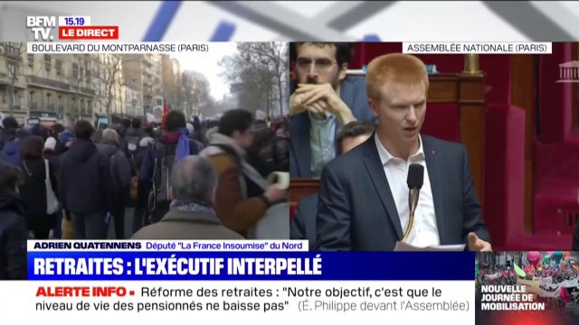 Adrien Quatennens (LFI): Vous voulez faire avaler au pays une réforme au service des assureurs, des banques et des fonds de pension.