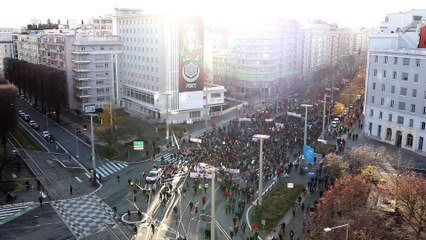 Manifestation du 10 décembre à Grenoble : beaucoup de monde dans la rue