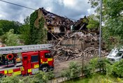 Huge fire rips through former Walkleys Clogs mill in Mytholmroyd