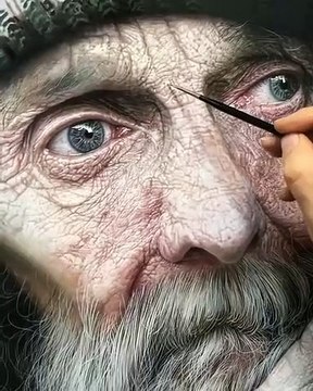 Ce portrait est trop réel pour être un tableau de peinture