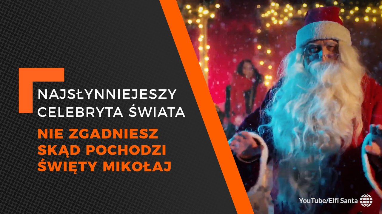 NAJSŁYNNIEJESZY CELEBRYTA ŚWIATA.NIE ZGADNIESZ SKĄD POCHODZI ŚWIĘTY MIKOŁAJ.