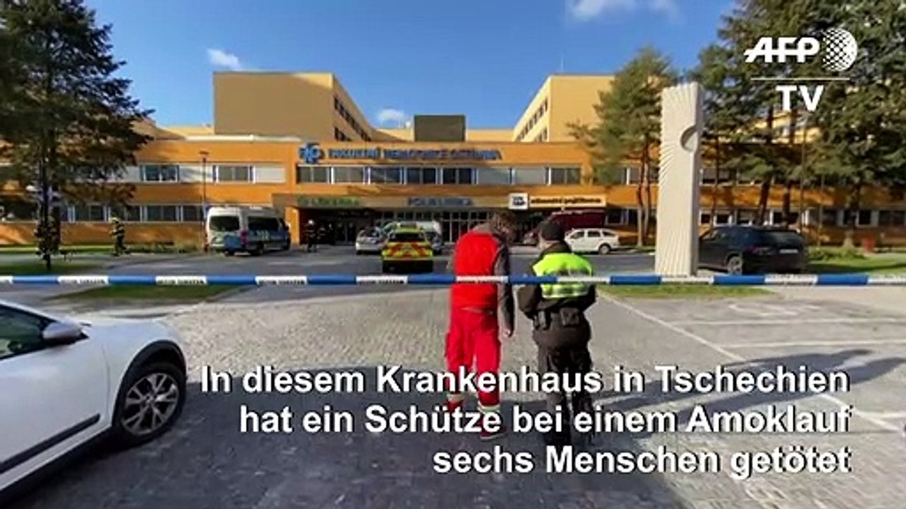 Tschechien: Amokschütze tötet sechs Menschen und sich selbst