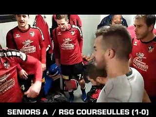 DANS LE VESTIAIRE DES SENIORS A