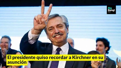 Lo que pocos notaron durante la transmisión, la cábala que llevó consigo Alberto Fernández al momento de jurar