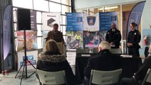 Inauguration de la zone neutre au poste de police de Châteauguay