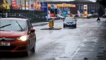 Storm Brendan affects road conditions around Falkirk