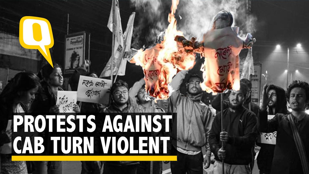 CAB Agitation: Students & Assam Security Forces Clash, Shops Shut