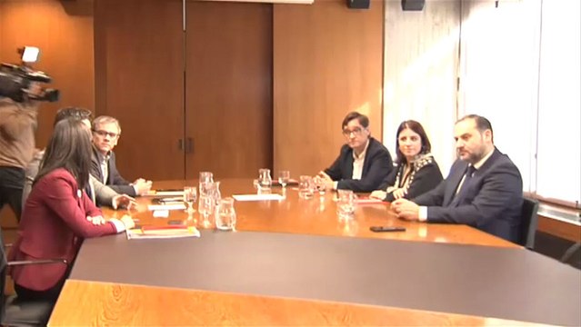 Tercer encuentro de los equipos negociadores del PSOE con ERC