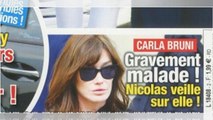 Carla Bruni très malade, Nicolas Sarkozy veille sur elle, la vérité éclate