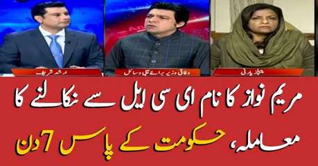 Will government remove Maryam's name from ECL?