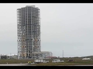 Skyscraper Slow-Motion Implosion-