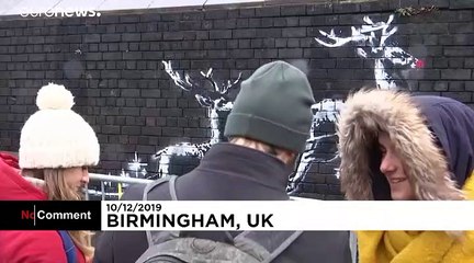 Το νέο έργο του Banksy για τους άστεγους της Βρετανίας