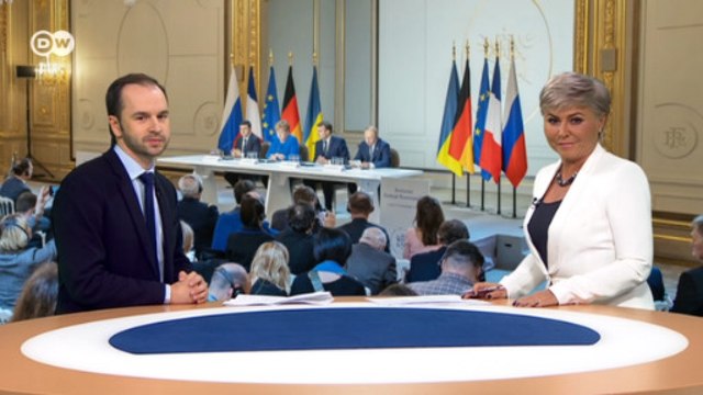 Спецвыпуск: Путин и Зеленский в Париже - договорились договариваться? DW Новости (10.12.2019)