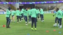 Entrenamiento del Real Madrid previo a su encuentro de la Champions League frente al Brujas