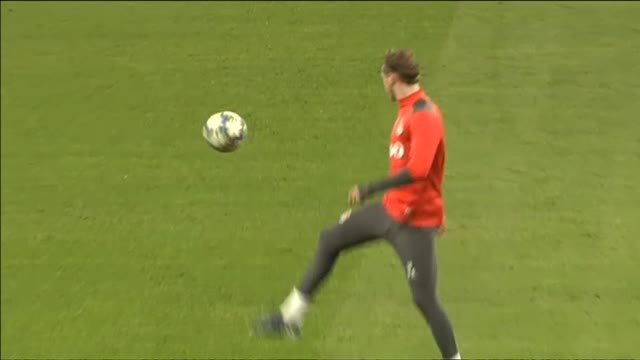 El Lokomotiv se entrena en el Wanda Metropolitano