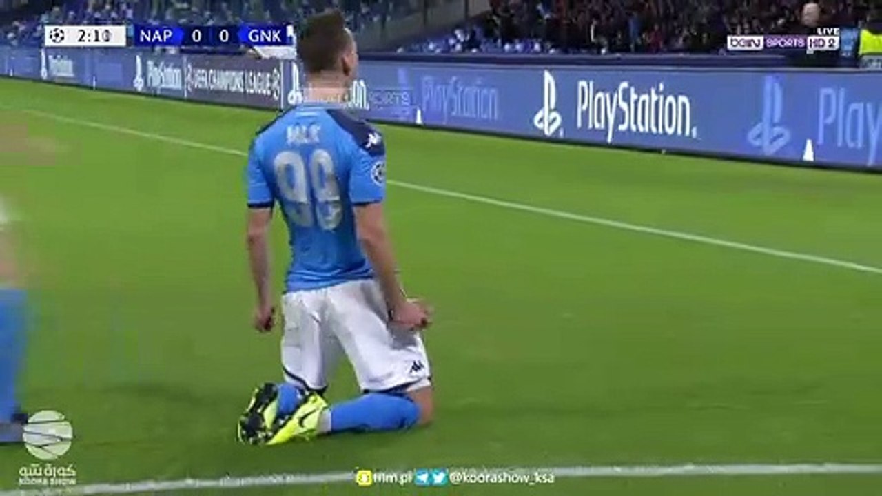 شاهد اهداف نابولي 4 : 0 جينك ، أهداف المباراةدوري المجموعات دوري ابطال اوروبا