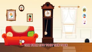 Funny Children's Song Hickory Dickory Dock Nursery Rhymes Song with Lyrics • Cartoon Kids Songs