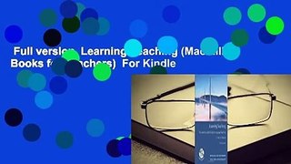 Full version  Learning Teaching (Macmillan Books for Teachers)  For Kindle