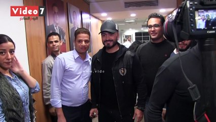 تامر حسنى يحتفل بدخوله موسوعة جينيس فى "اليوم السابع"