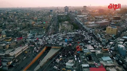 كاميرا بين أهلنا ترصد الأجواء الوطنية في ساحة التحرير من السماء