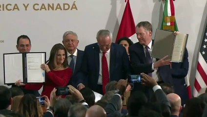 México, EUA e Canadá assinam USMCA