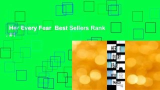Her Every Fear  Best Sellers Rank : #1