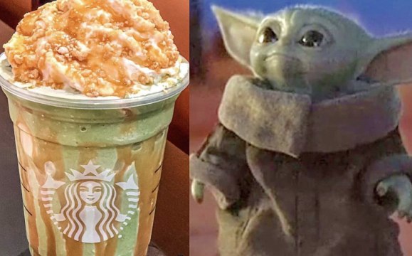 Someone Created a Starbucks Baby Yoda Frappuccino, And Here's How You Can Order It