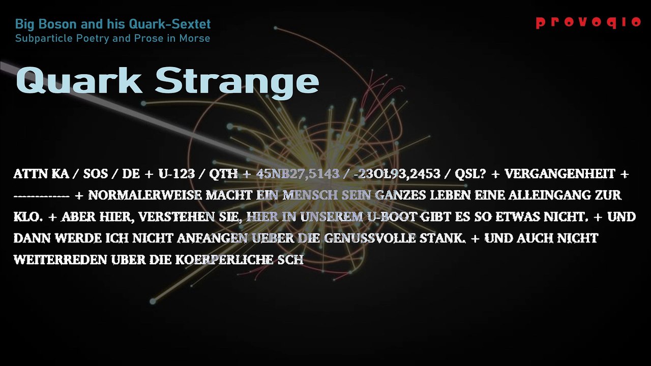 Big Boson and his Quark-Sextet - Quark Strange (2019) subtitled