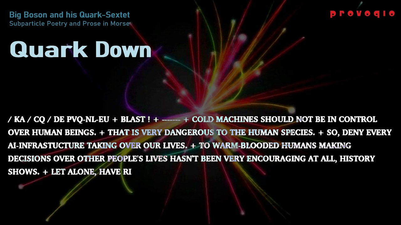 Big Boson and his Quark-Sextet - Quark Down (2019) subtitled